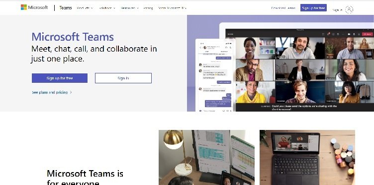 сайт Microsoft Teams