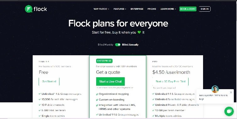 тарифные планы Flock