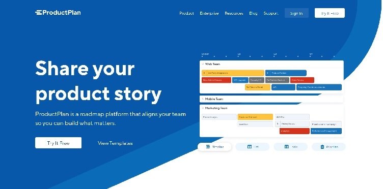 сайт ProductPlan