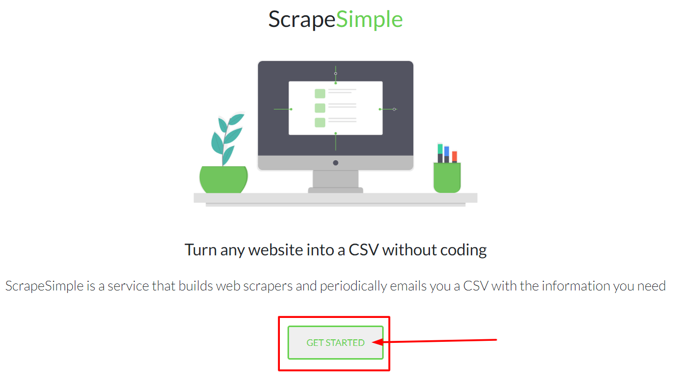 сайт ScrapeSimple