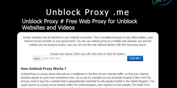 веб-сервис UnblockProxy.me