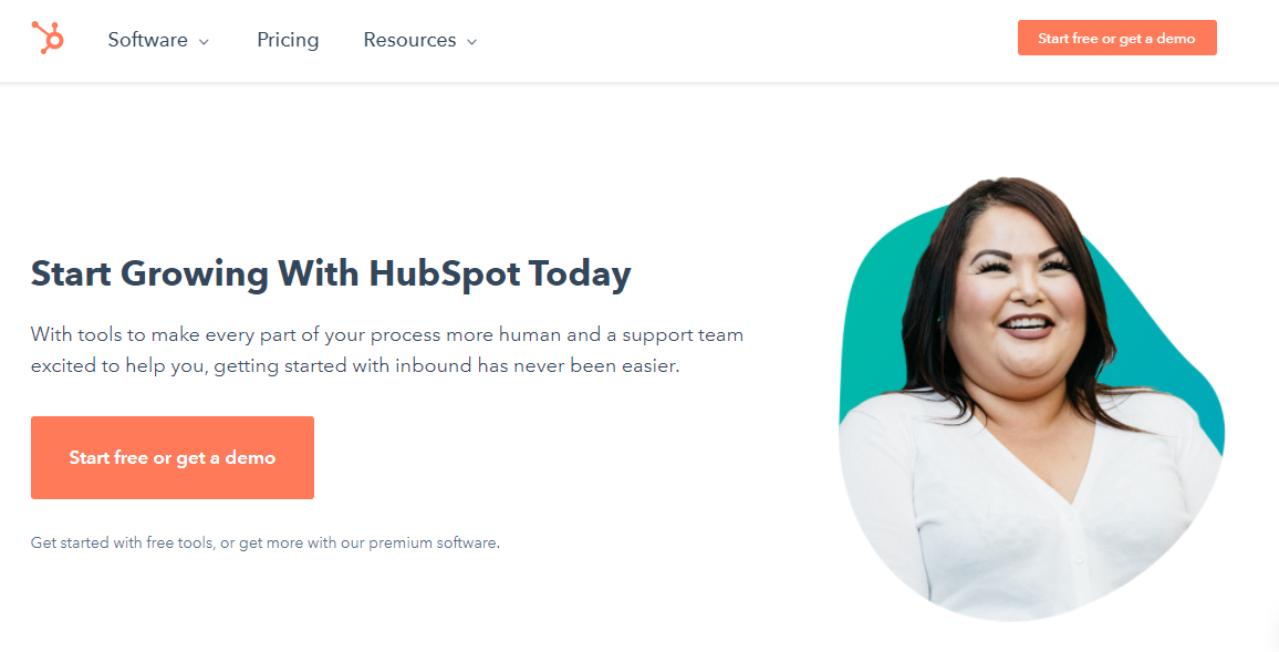 сайт HubSpot