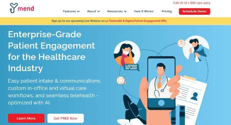 mend homepage