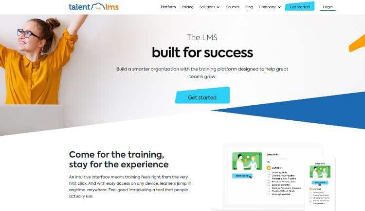 главная страница talent lms