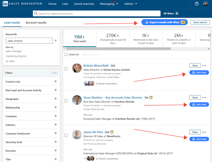 Результаты поиска wiza linkedin