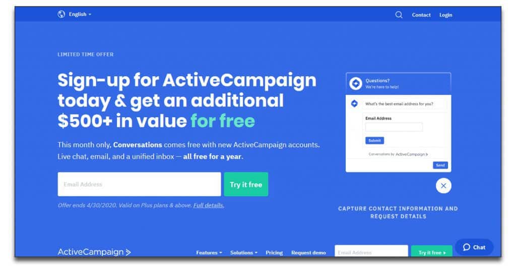 Электронная почта activecampaign