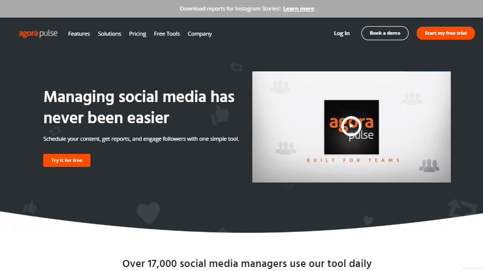 Agorapulse Social Media Management Tools