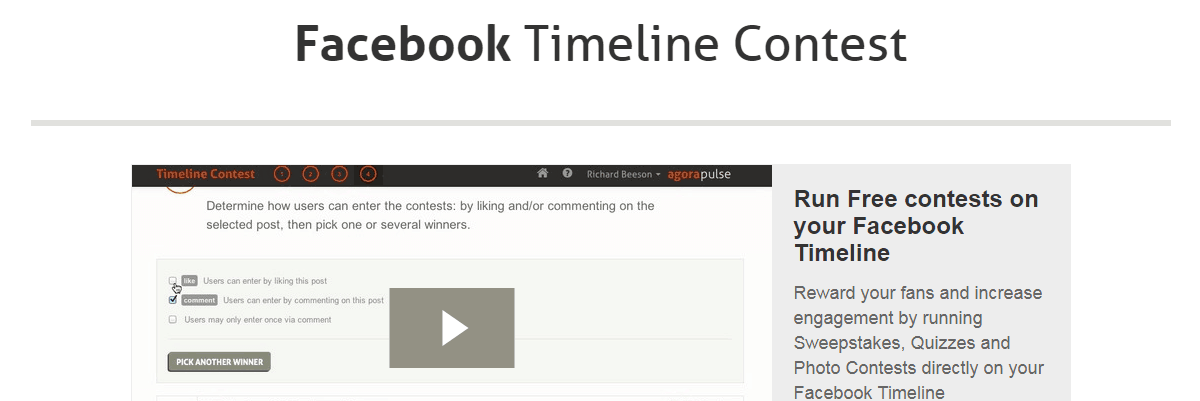 Timeline Contest AgoraPulse