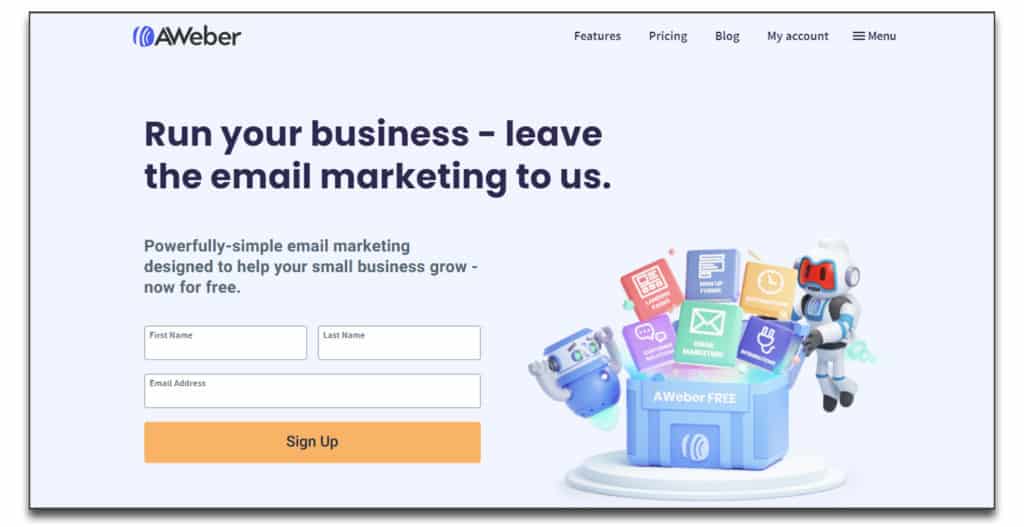 aweber email marketing new