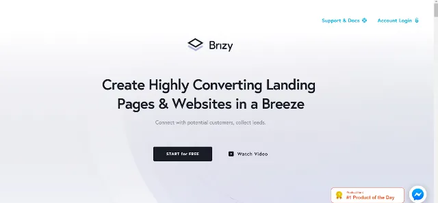 Brizy Best Landing Page Builders