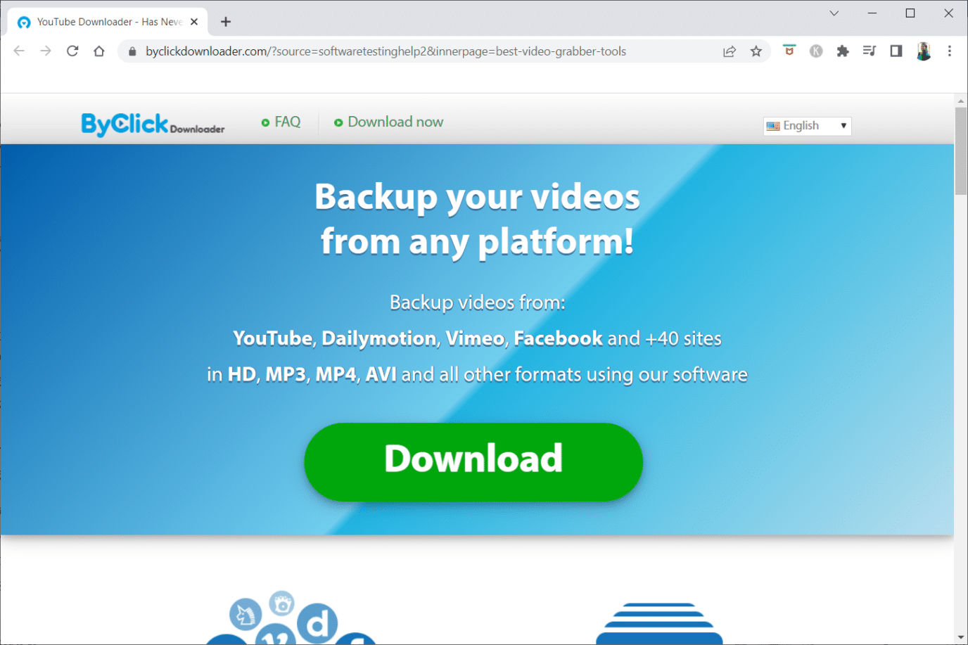 By Click Download