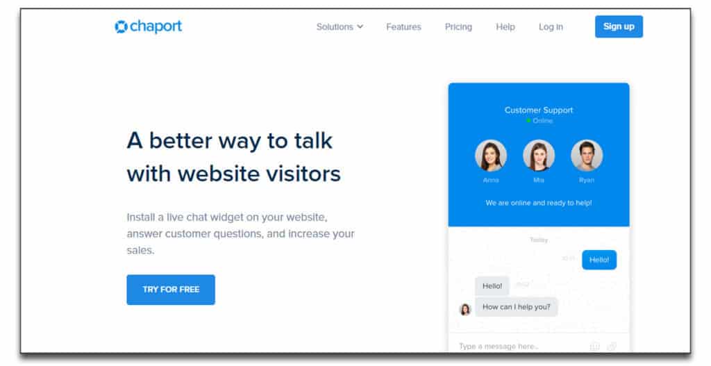 chaport live chat