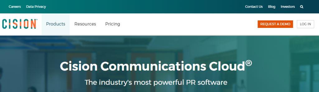 Cision Online PR Tool