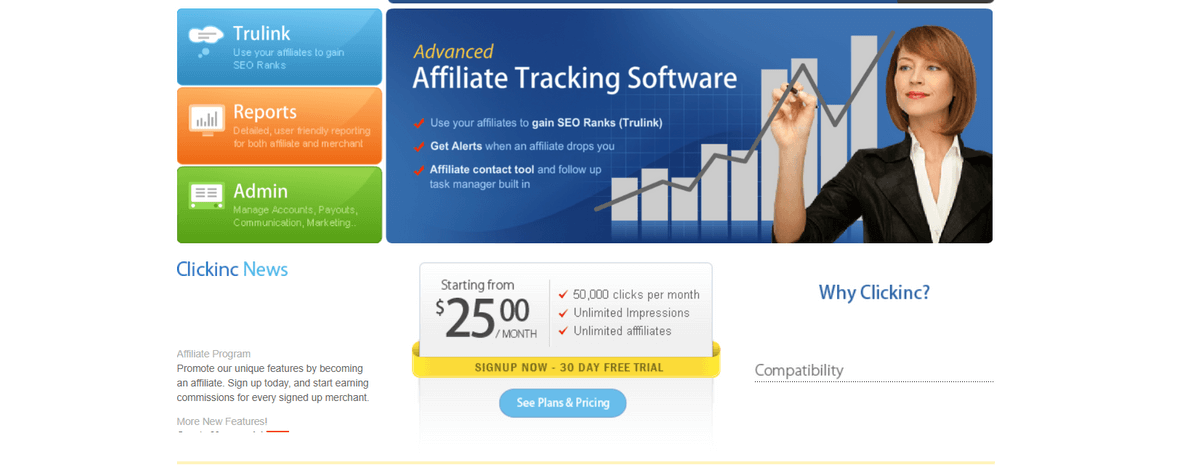 clickinc Affiliate Marketing Tools