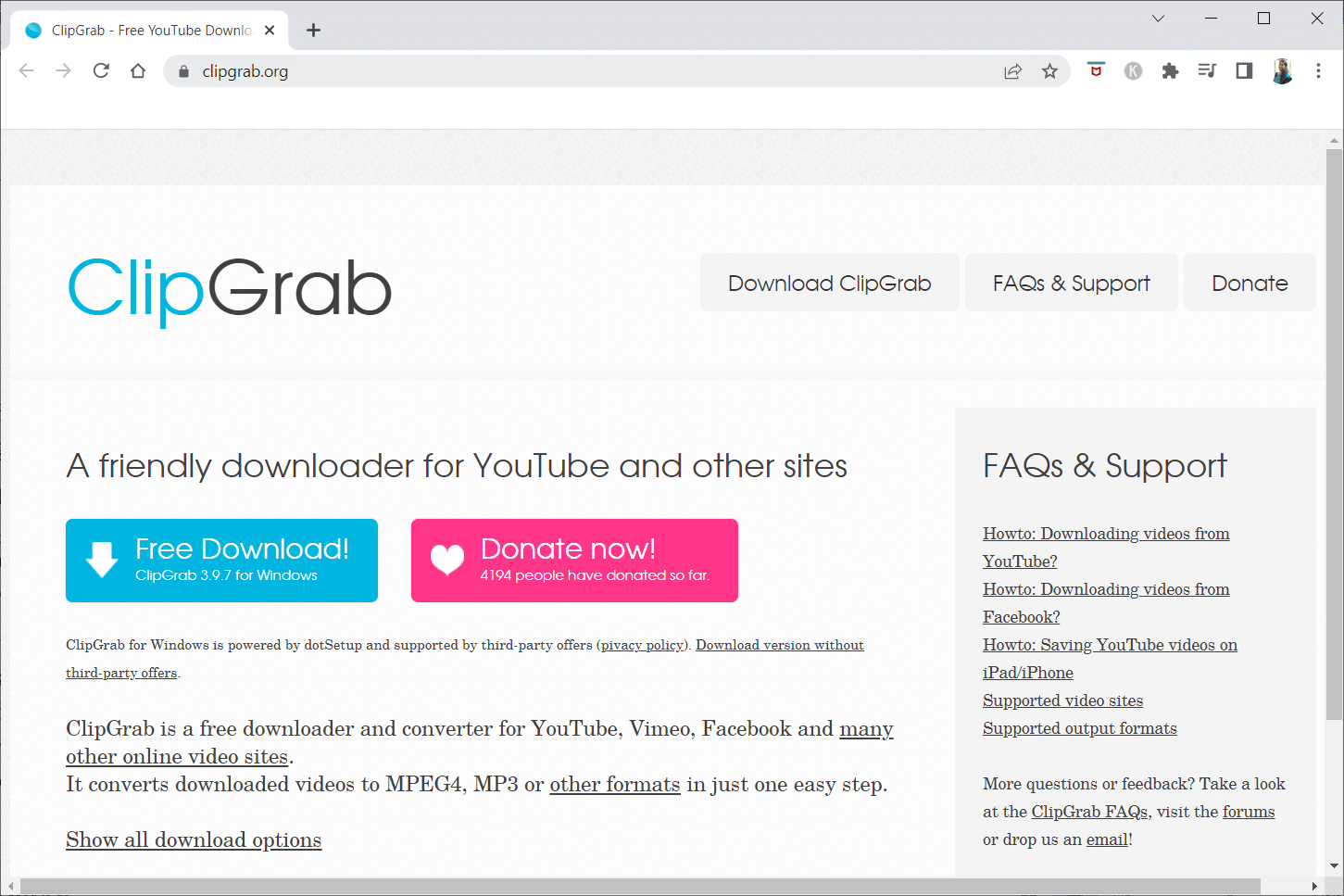 ClipGrab. 30 Best Video Grabber Tools