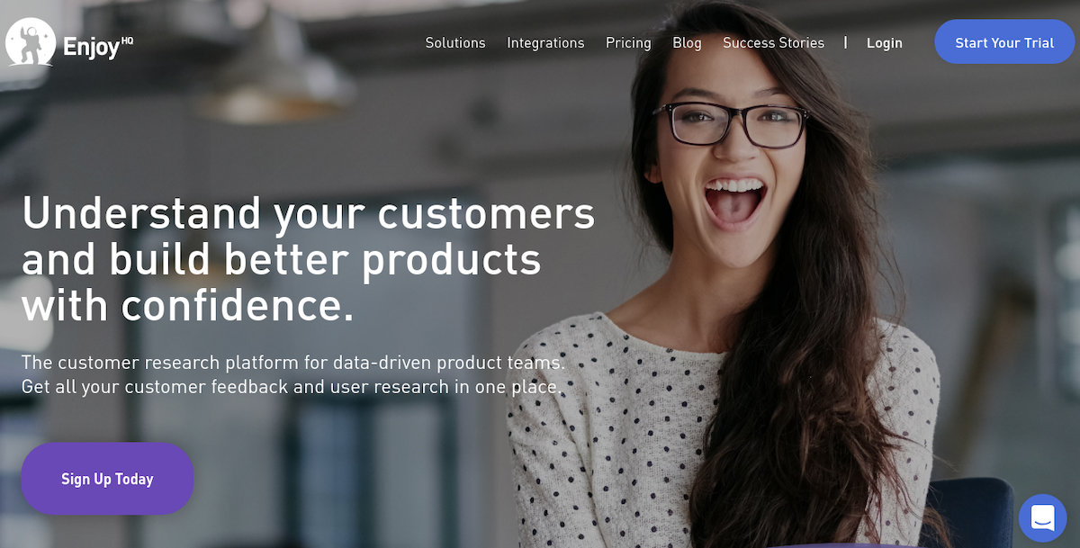 enjoyhq landing page