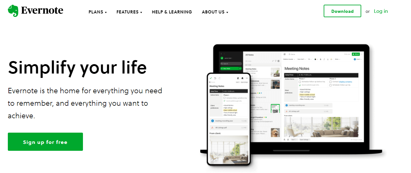 Evernote Best Writing Tool
