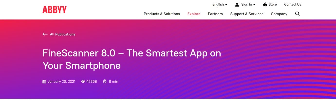 FineScanner. 28 Best OCR Software for Free