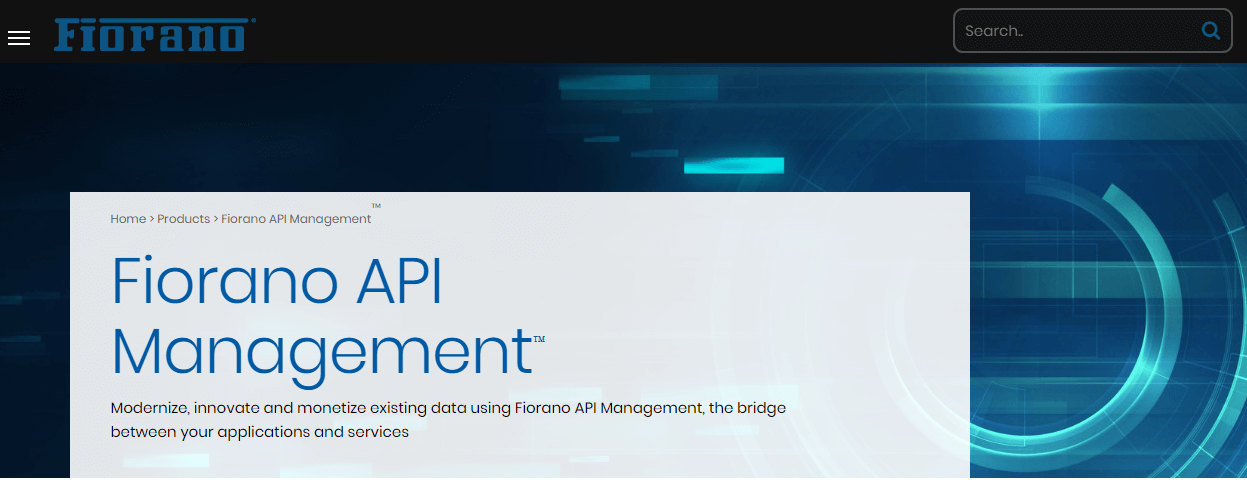 Fiorano API Management Tools