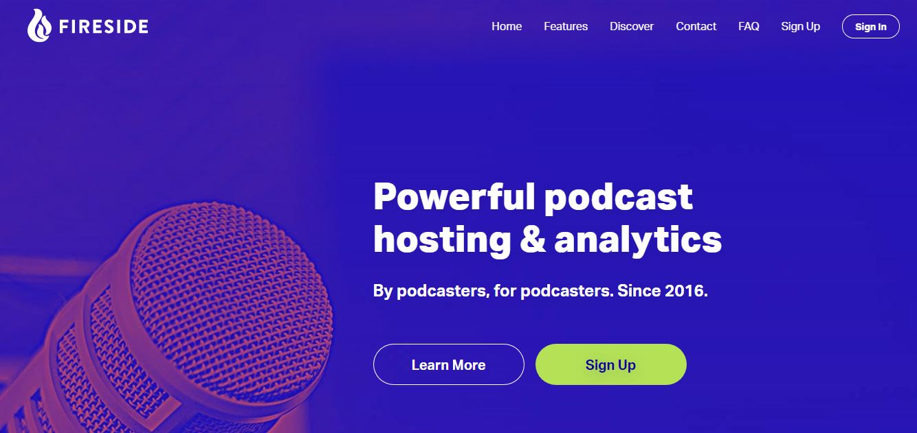 Fireside podcast hosting sites
