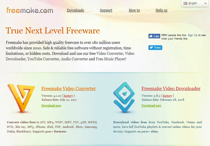 Freemake Best Free Video Editing Software online