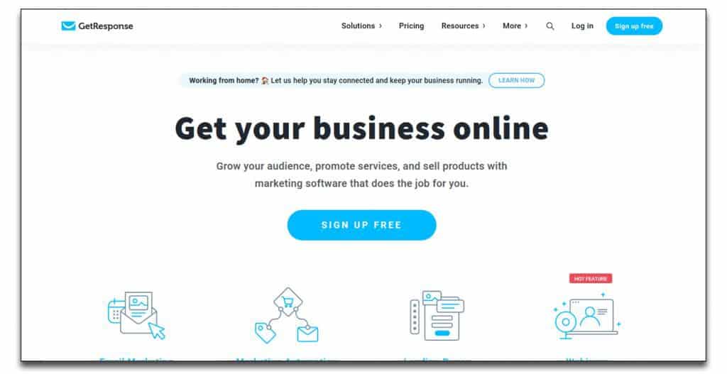 getresponse email marketing software