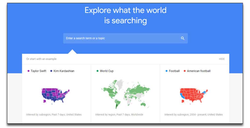 Обзор Google Trends