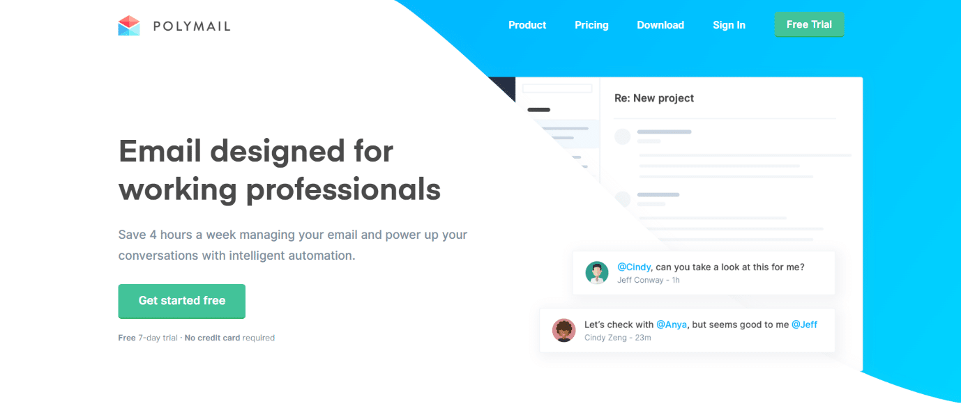Polymail | best Outlook alternatives