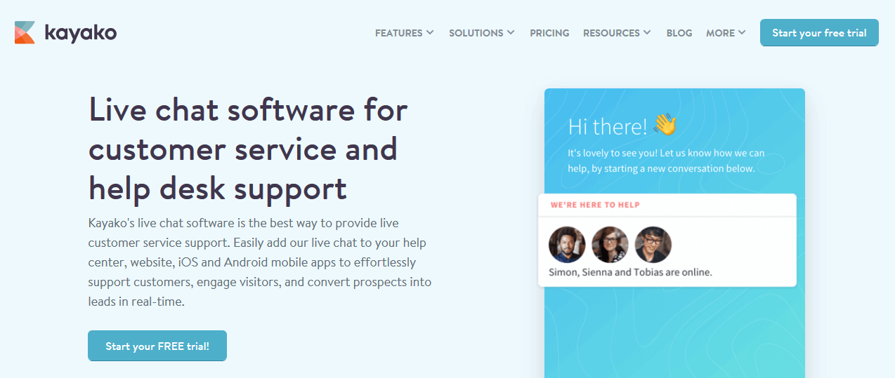 Kayako Live Chat Software