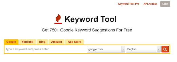 keyword tool