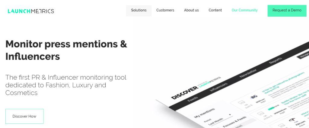 Launchmetrics Online PR Tool
