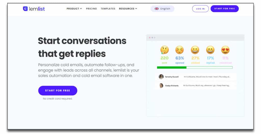 Обзор lemlist outreach software