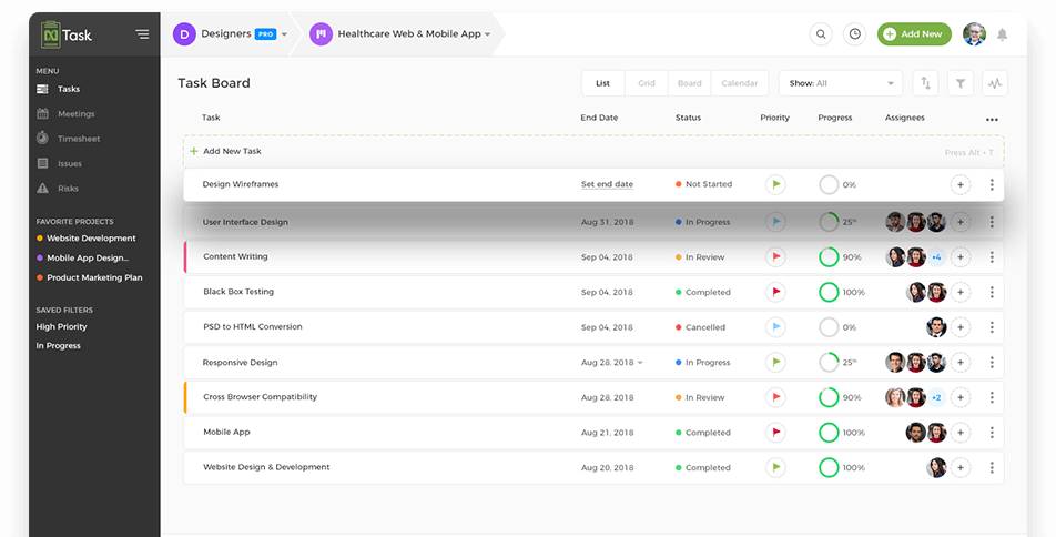 nTask Microsoft Teams альтернатива nTask Microsoft Teams альтернатива