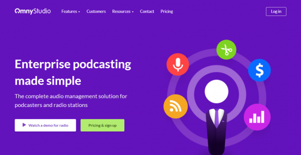 OmnyStudio podcast hosting sites