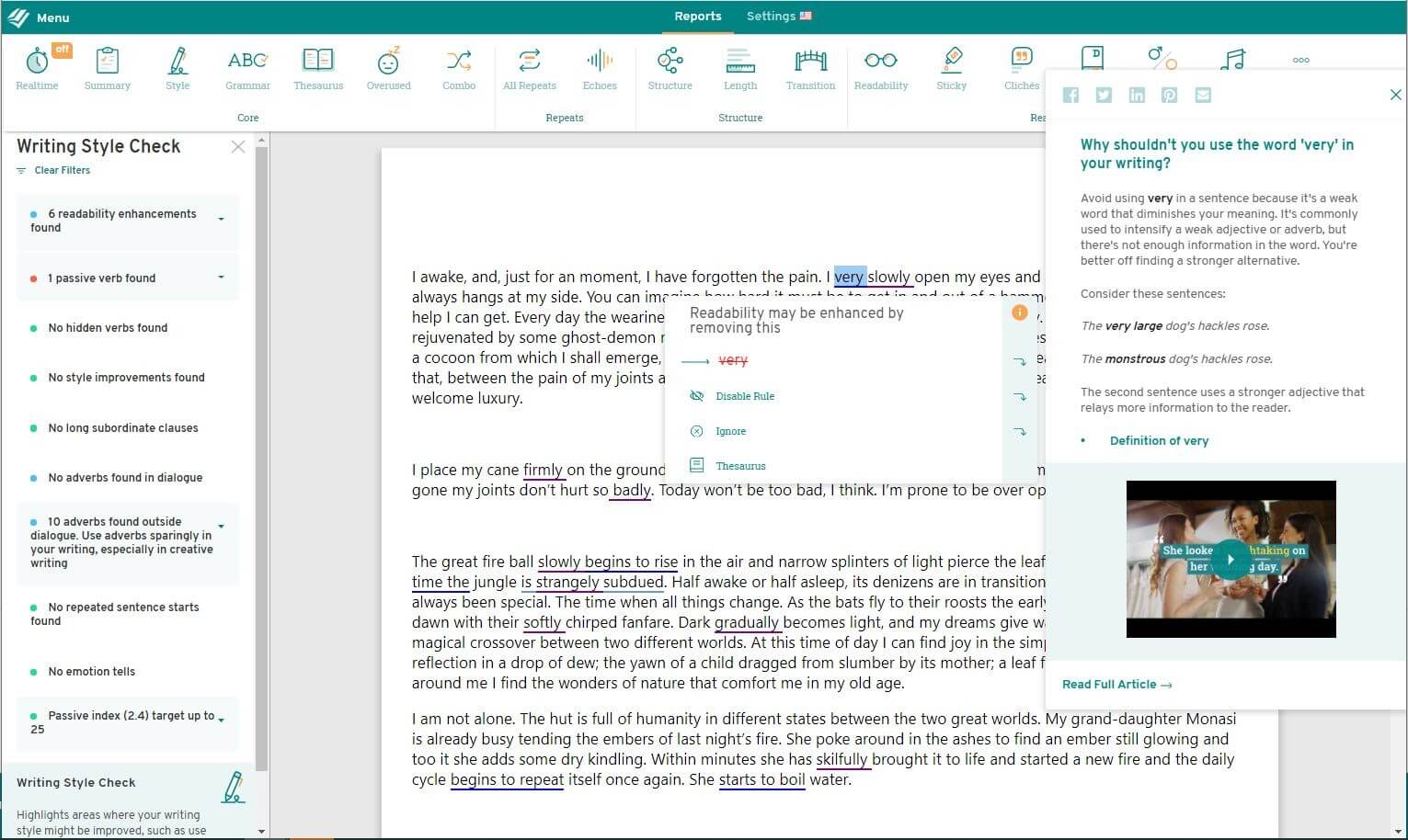 ProWritingAid Best Writing Tool