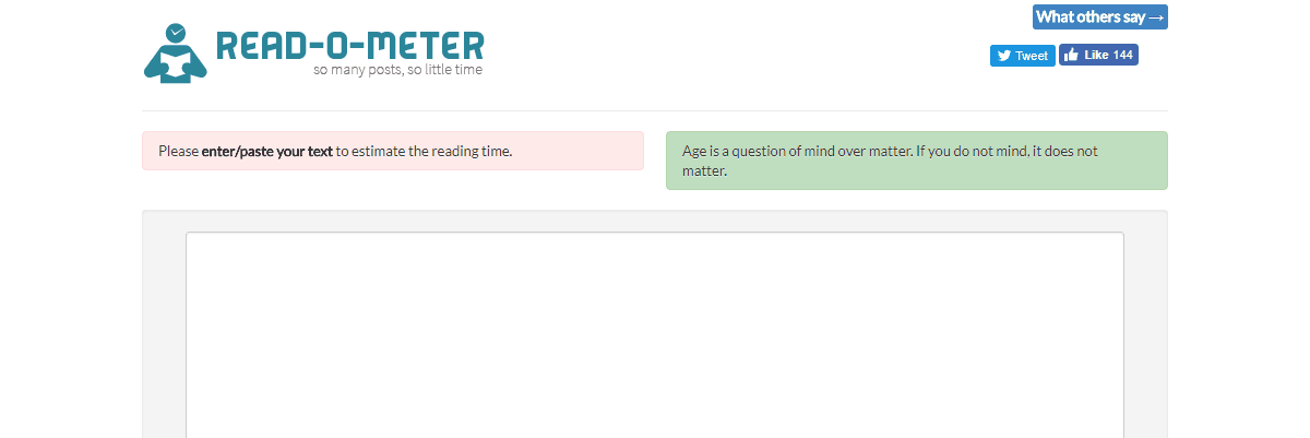 Read-o-Meter - Content Writing Tools