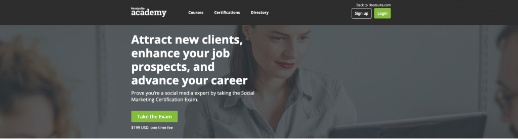 Hootsuite Social Marketing Certification