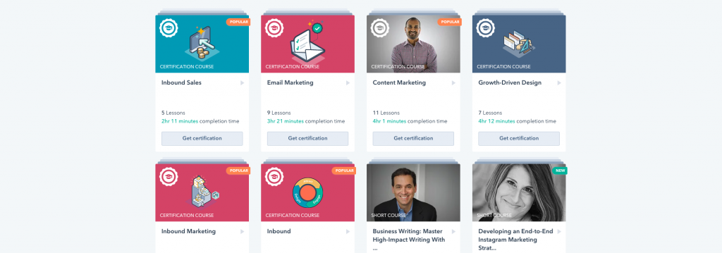 Hubspot Content Marketing Certification