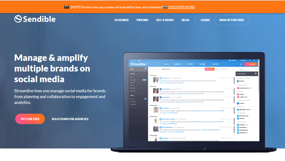 Sendible Social Media Management Tools