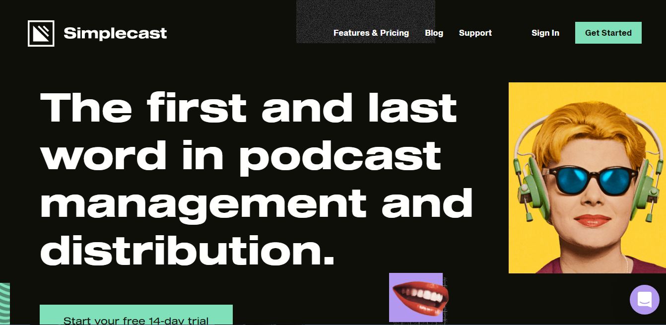 Simplecast podcast hosting sites