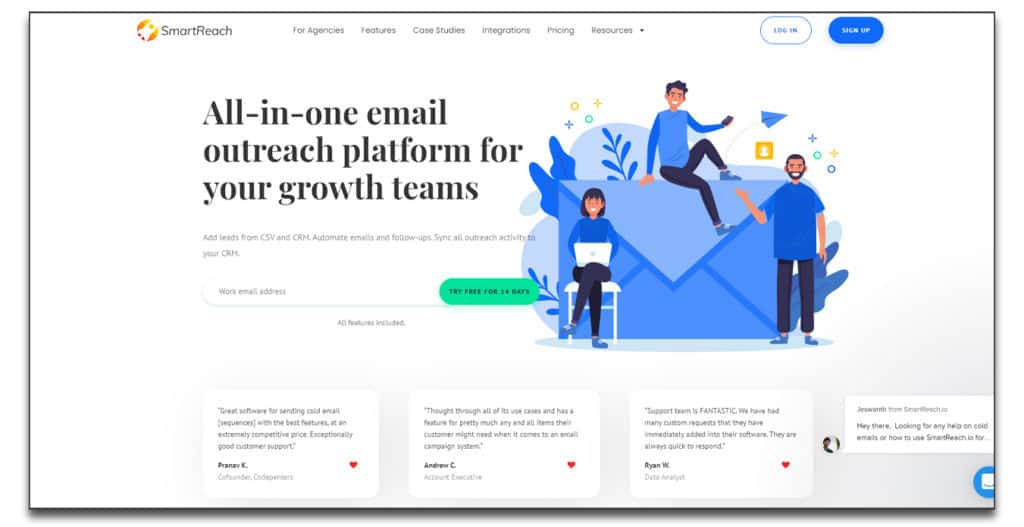программное обеспечение smartreach io outreach