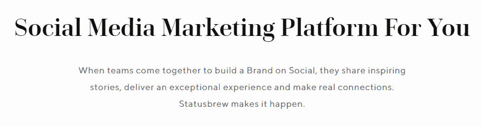 Statusbrew Twitter Marketing Tools