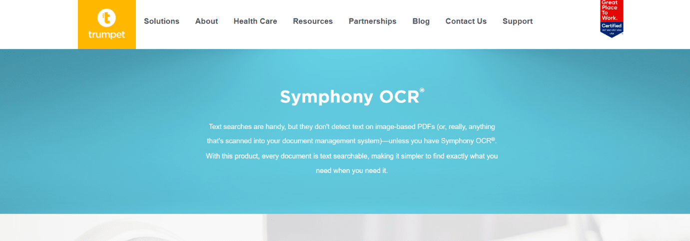 Symphony. 28 Best OCR Software for Free