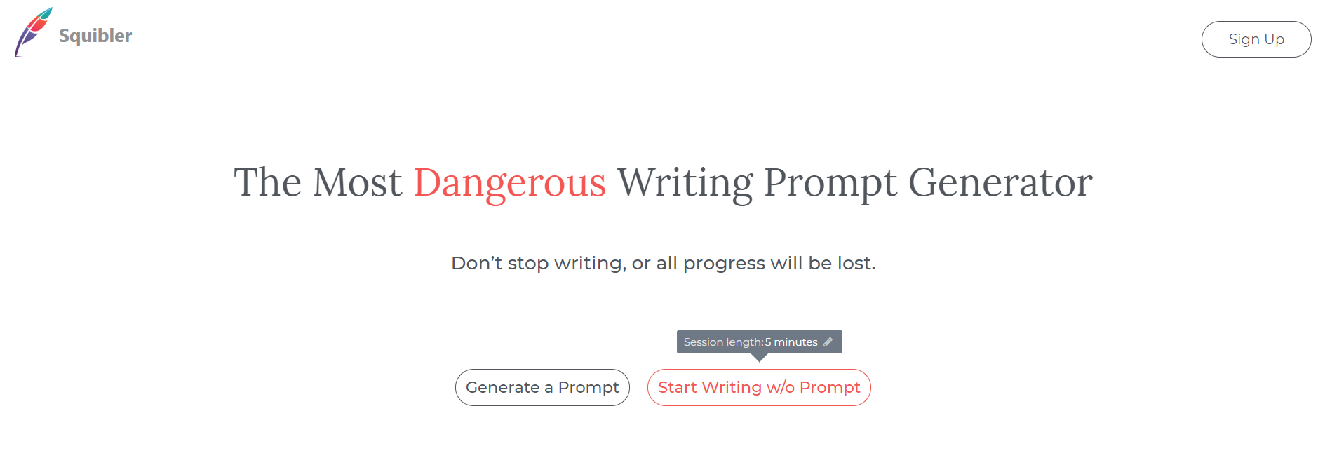 The Most Dangerous Writing App Squibler Content Writing Tool