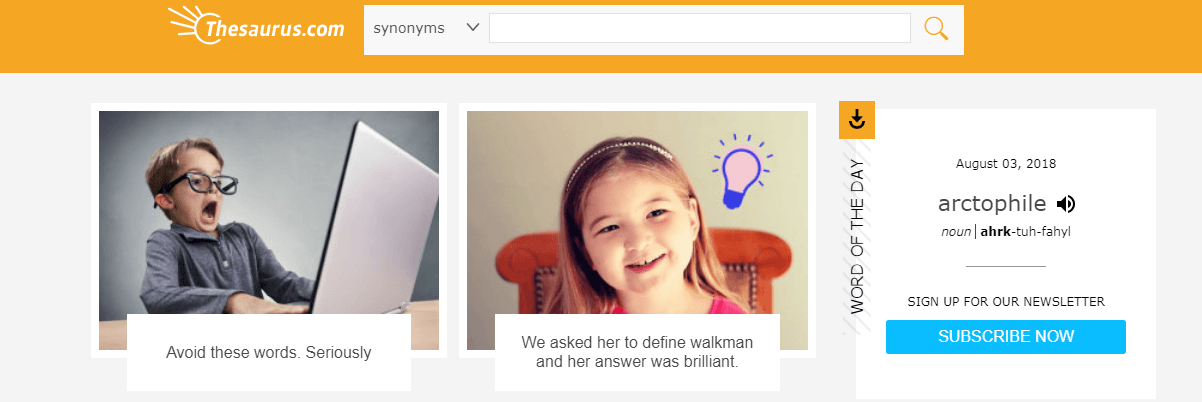 Thesaurus - Content Writing Tools