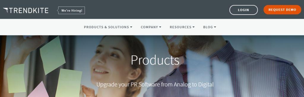 Trendkite Online PR Tool