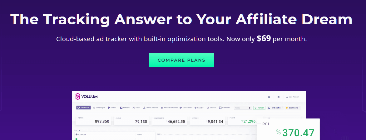 Voluum Affiliate Marketing Tool