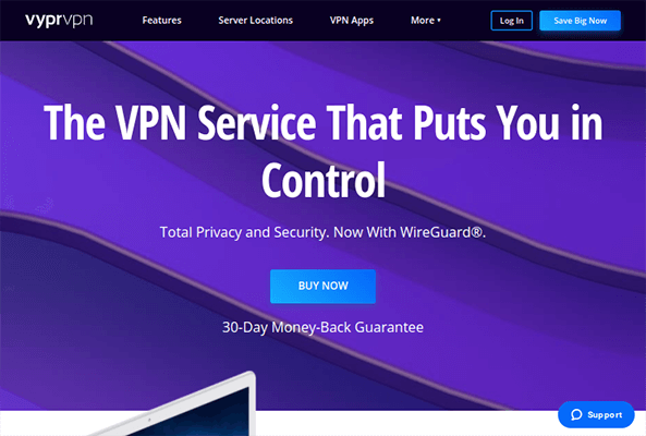 домашняя страница VyprVPN