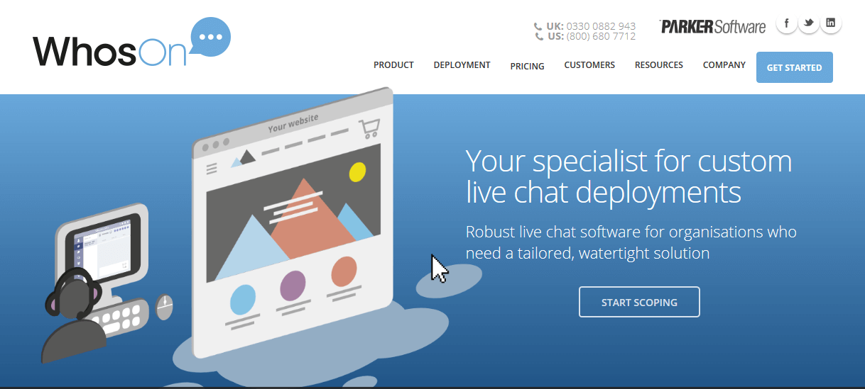 WhosOn Live Chat Software