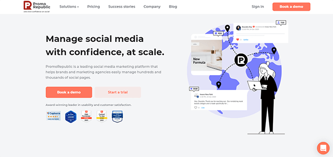 01 PromoRepublic Homepage